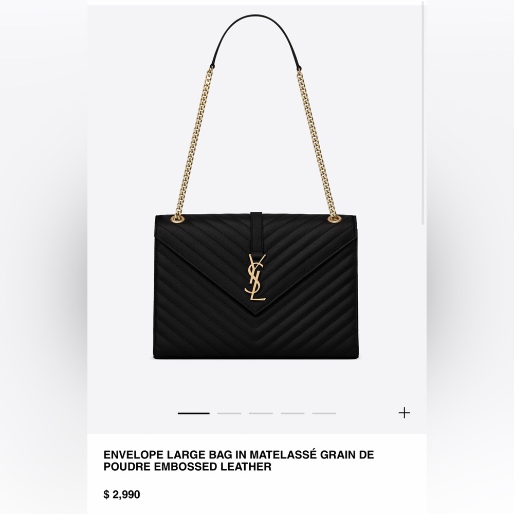 SAINT LAURENT MONOGRAM ENVELOPE BAG!